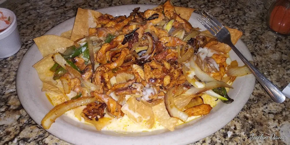 Fajita Nachos with Chicken