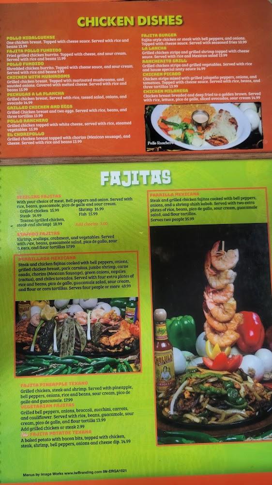 El Ranchero Menu image 1