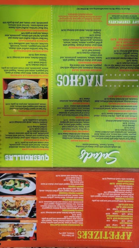 El Ranchero Menu image 3